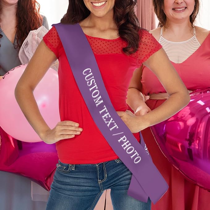 Custom Sash, Personalized Birthday Sash - Image 8