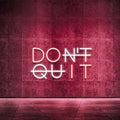 Don't Quit Neon Sign for Wall Decor, DO IT Neon Lights Party Decorations by YIKBIKSNeonSign