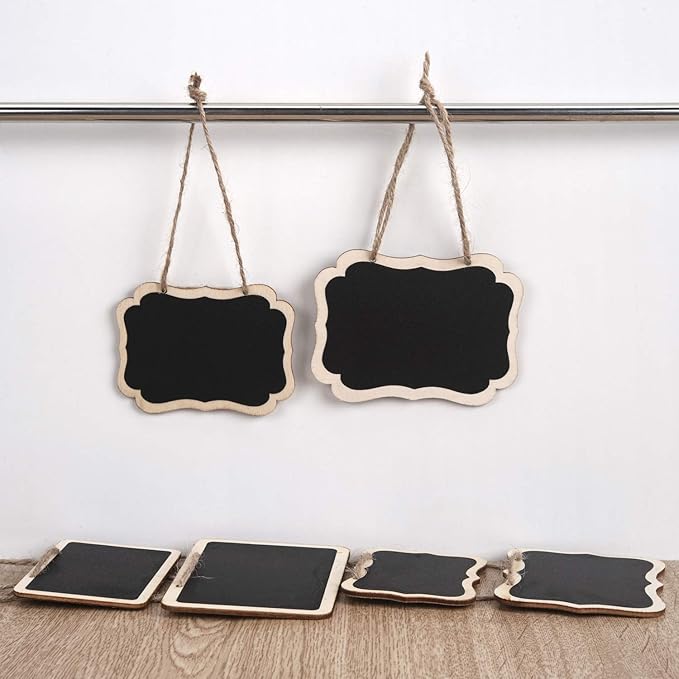 ONUPGO 20 Pack Mini Chalkboard Tags - Image 6