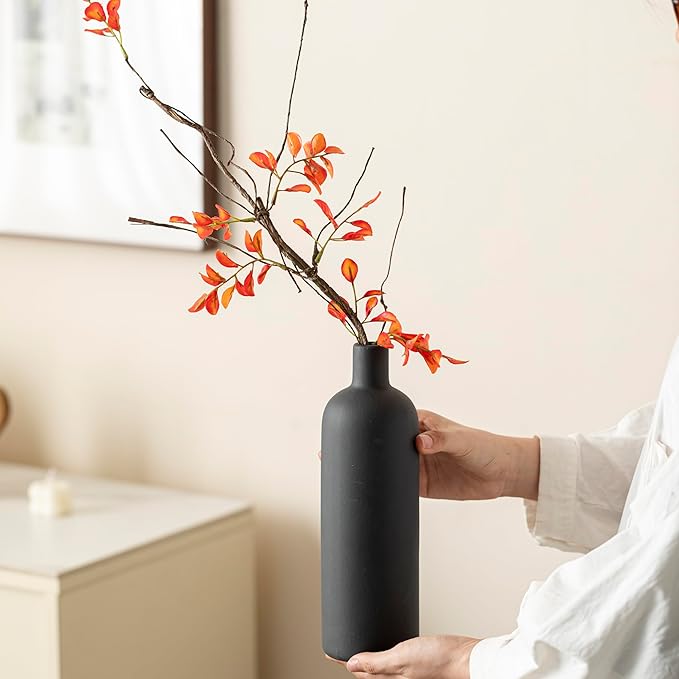 Modern Ceramic Vase Set, Neutral Colors, Decorative Vases - Image 5