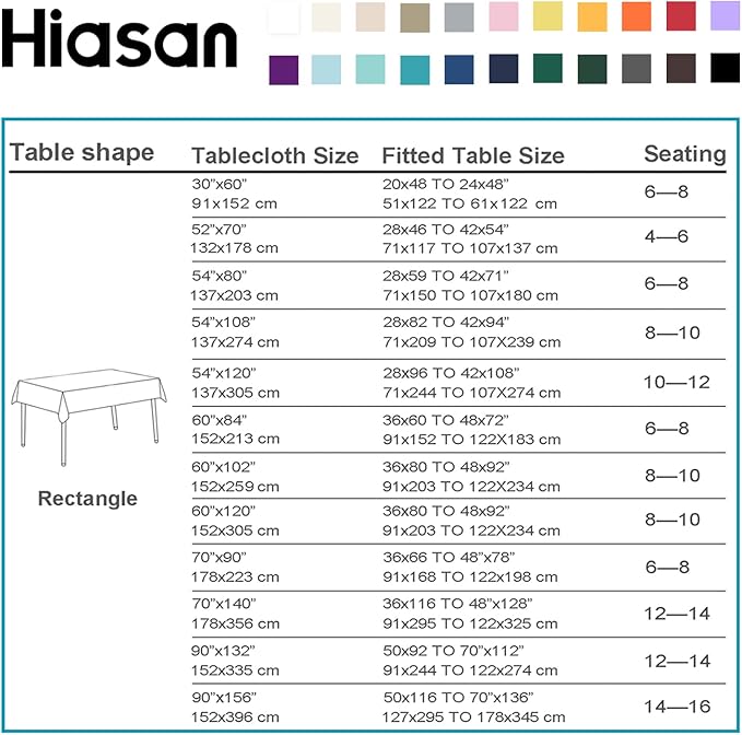 Hiasan Dusty Rose Tablecloth for Rectangle Tables - Image 5