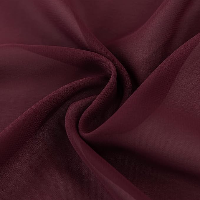 6Pack 9ft Chiffon Table Runner 14x108 Inch Sheer Romantic Table Runner - Image 5