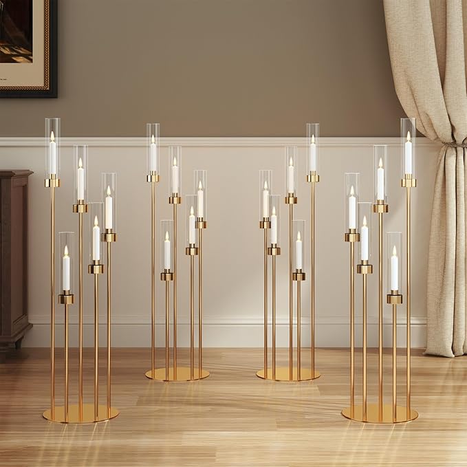 42.5'' Floor Candelabra 5 Arm Candelabra Centerpieces - Image 9