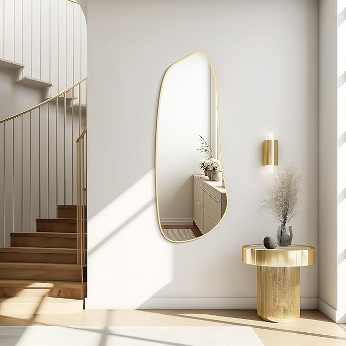 WallBeyond Irregular Wall Mirror, Asymmetrical Mirror Wall Mounted - Image 3