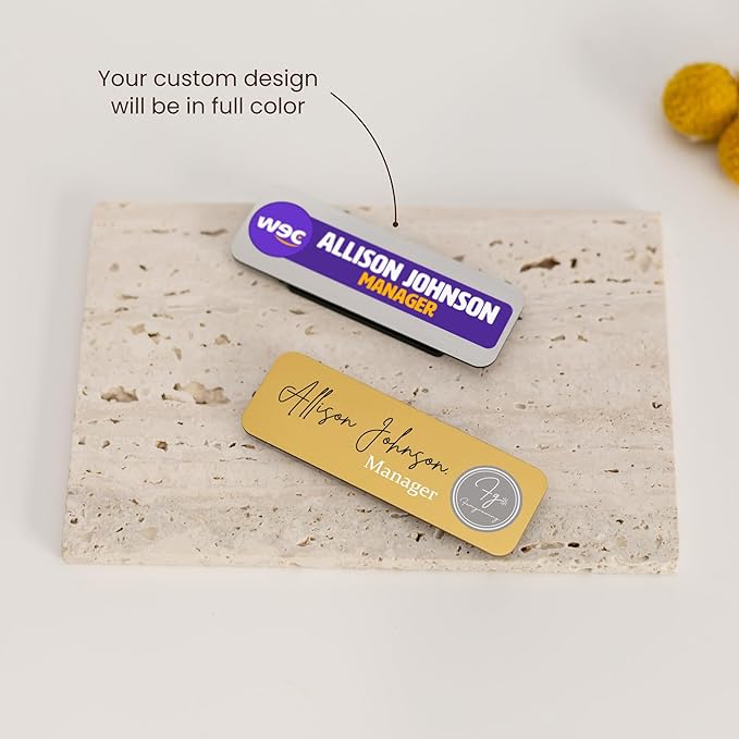 Personalized Name Tag Badges Identification Customized - Image 8