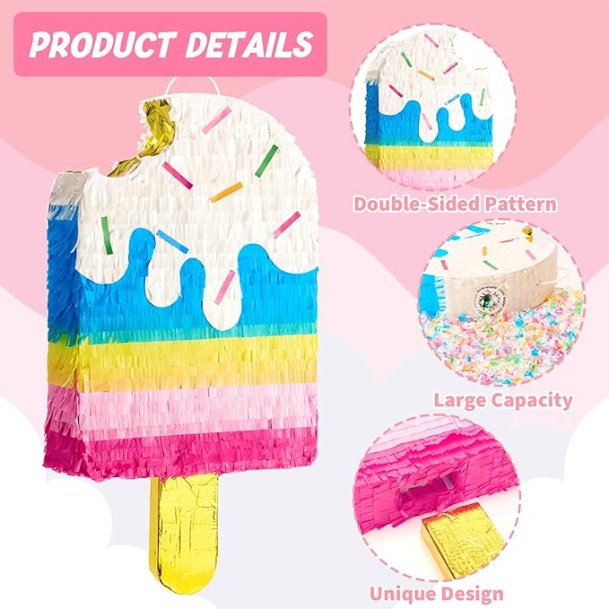 WERNNSAI Ice Cream Piñata - Image 4