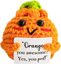 Emotional Support Crochet Orange, Lovely Gift by Unknown