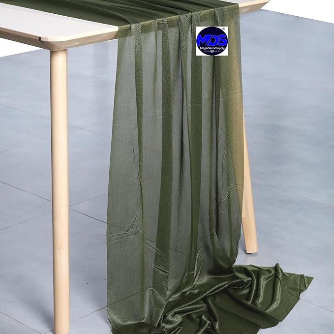 MDS Halloween Chiffon Table Runner - Image 2