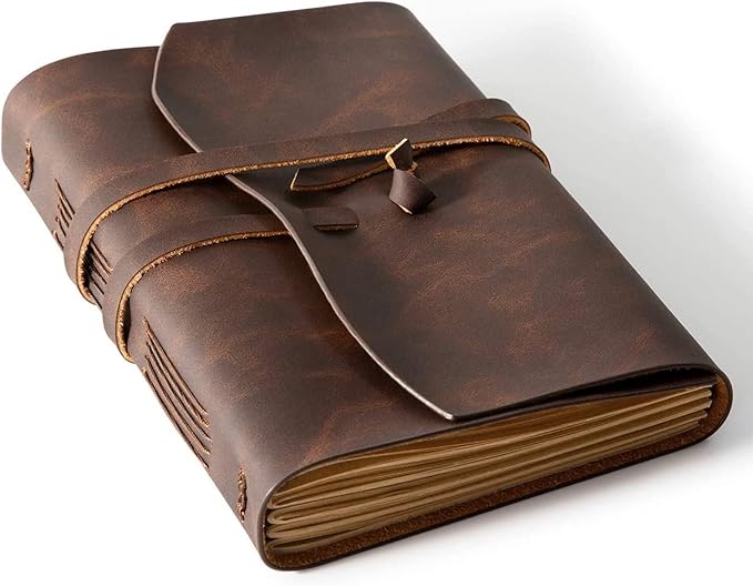 Leather Journal Notebook by RILIHO