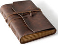 Leather Journal Notebooks for Work, A5 Size Diary, 6x8.1 Inch, Genuine Leather by RILIHO