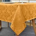 SASTYBALE Fall Jacquard Tablecloth Square 52 x 52 Inch, Spill Proof Washable by SASTYBALE