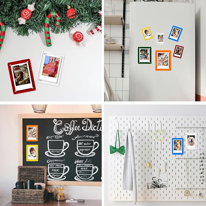 Mini Magnetic Photo Frames for Refrigerator, 2.36x3.54" Acrylic Magnetic - Image 6