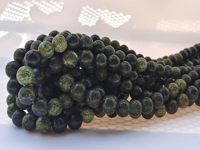Stone Beads 10mm 60pcs Curbstone Jasper Beads Round Loose Gemstones Beads - Image 4