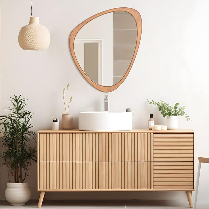 WallBeyond Asymmetrical Mirror, Irregular Wall Mirror - Image 5