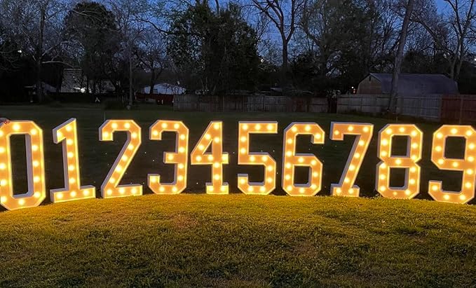 4ft Wood Marquee Letters/Numbers (Price is per Marquee, Once Order is Placed - Image 4