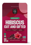 FGO Organic Hibiscus Flowers, Cut and Sifted, Loose Tea, 8oz Resealable Bag by FGO