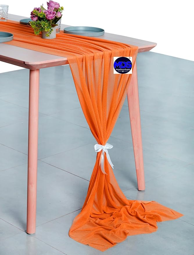 MDS Halloween Chiffon Table Runner - Image 3