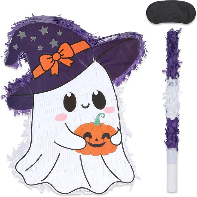Halloween Ghost Pinatas Bundle by Birchio