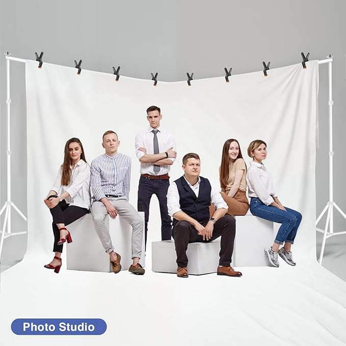 EMART Backdrop Stand, 20x7ft Large Adjustable Background Support System - Image 5