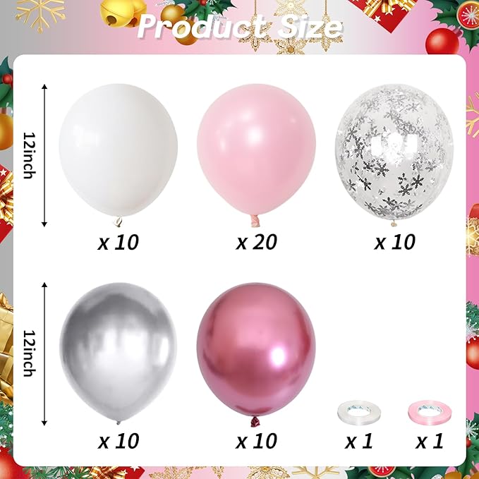 Winter Wonderland Balloons - Image 2