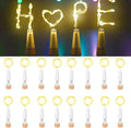 USB Bottle Lights Rechargeable Wine Bottle Fairy Lights Cork LED String Lights by Unknown