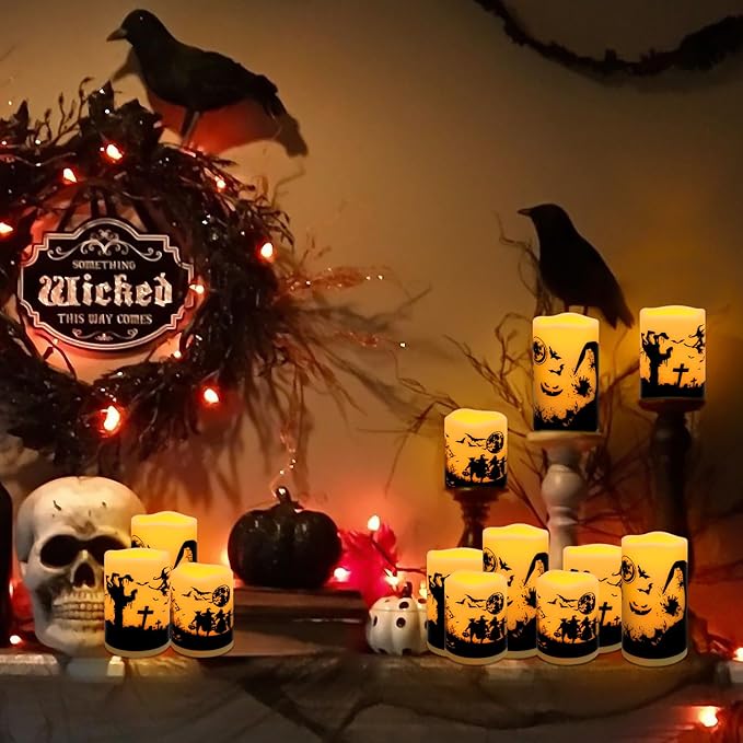 12-Pack Waterproof Flameless LED Candles - Image 9