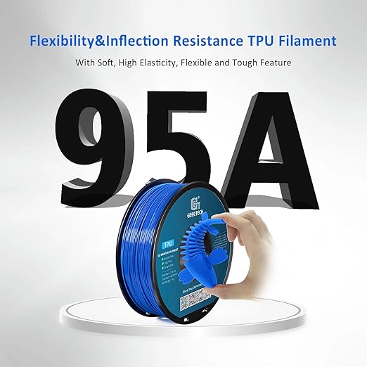 Geeetech TPU Filament 1.75mm – 95A Flexible 3D Printer Filament - Image 2