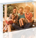 Egofine 3.5x5 Acrylic Frame, 20mm Thicker Frameless Clear Picture Frame by Egofine