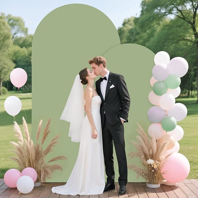 FUHSY Wedding Metal Arch Backdrop Stand - Image 4