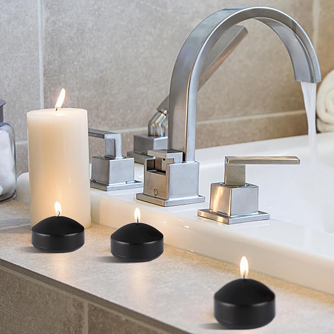Black 3-Inch Floating Candles - Image 8