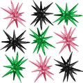 Pink Green Black Star Balloons by Adorely