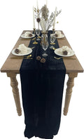 Velvet Table Runner, 10ft Luxurious Wedding Reception Decorations Soft Velvet by BTFHOME