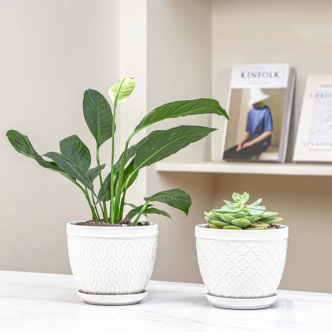 Sureasy Ceramic Indoor Plant Pots - Image 6