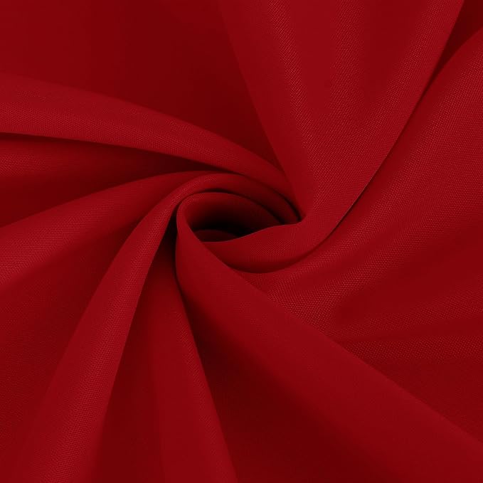 Fitable 6 Pack Red Round Table Clothes - Image 9