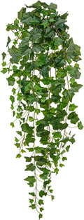 Hollyone Artificial Hanging Plants Wall Potted 47.2" Fake Ivy Vine Faux Ivy by Hollyone