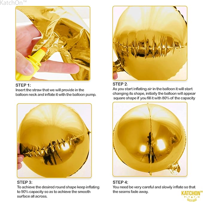 KatchOn, Big Gold Foil Balloon - Image 4