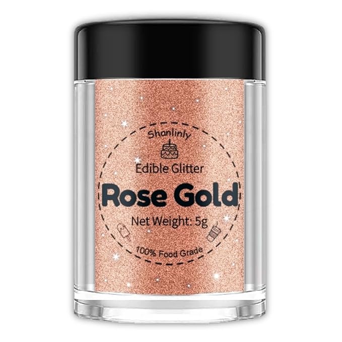 Shanlinly Rose Gold Edible Glitter by Unknown