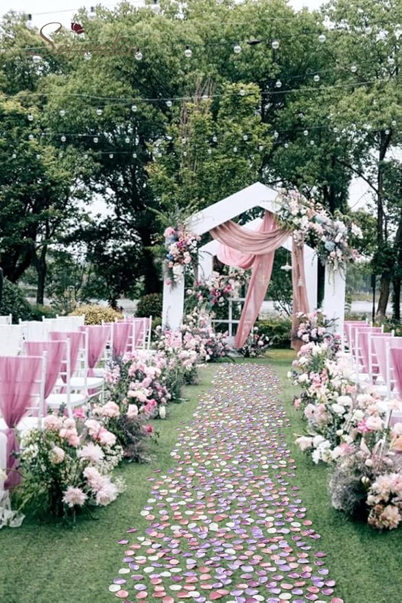 Serwalin 300Pcs Silk Rose Petals Artificial Flower - Image 7