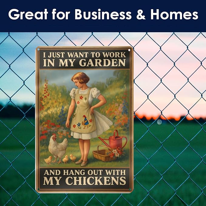 Funny Garden & Chicken Coop Sign - Image 5