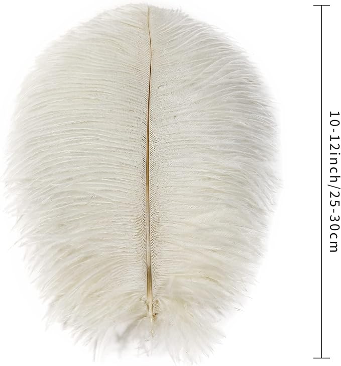 Ballinger Beige Ostrich Feathers Bulk - Image 3