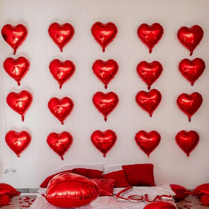 Red Heart Balloons - Image 4