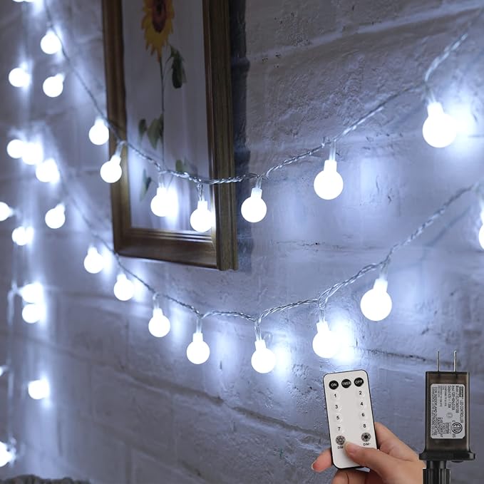 Minetom 66 Feet 200 Led Globe Ball String Lights by Minetom
