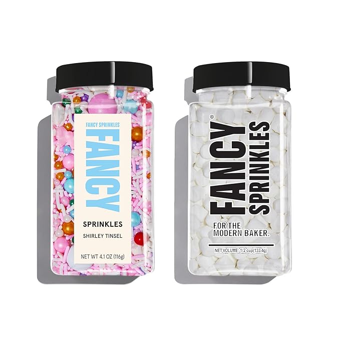 Fancy Sprinkles Sprinkle and Fluff Set featuring Shirley Tinsel Sprinkles and by FancySprinkles