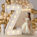 JoyMuse 4FT Marquee Light Up Letters, Large Marquee Letters 4 Feet Tall by Unknown