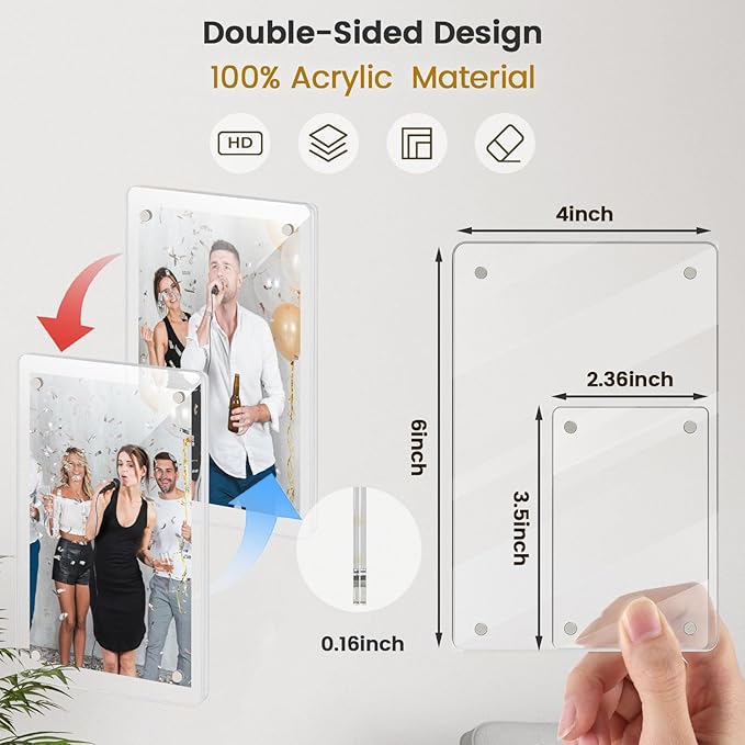 DomeStar 4 x 6 Magnet Picture Frames - Image 5