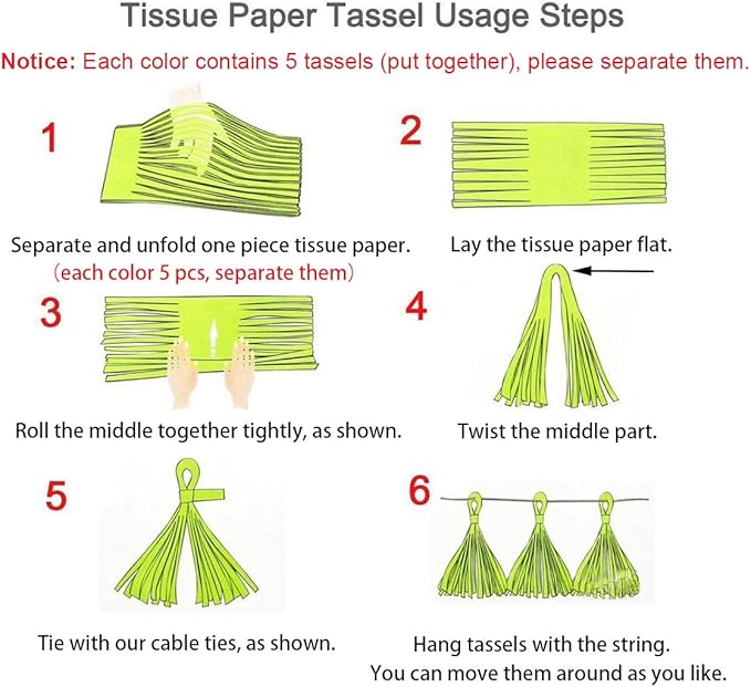 Paper Tassel Garland Banner - Image 2