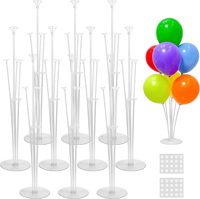 JOYYPOP 10 Sets Balloon Stand Kit, Balloon Sticks by JOYYPOP