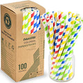 8.5 inch Colossal Paper Straws for Smoothie & Milkshake by chunspak