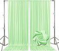 10ft x 10ft Light Green Backdrop Curtains by Tisspoms