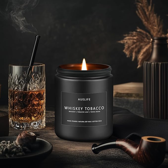 Whiskey Tobacco Candle | Masculine Candles - Image 4